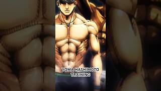 YOMA HASHIMOTO Training who do you want to see next workout jojosbizzareadventure [upl. by Nahshun678]