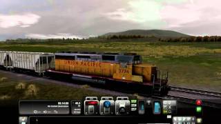 RailWorks 2 EMD SD402 drive by horn [upl. by Nimajneb]