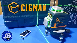 CIGMAN Green Line Laser Level CM720 unboxing and review [upl. by Mauer]