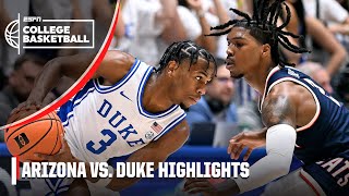 Arizona Wildcats vs Duke Blue Devils  Full Game Highlights [upl. by Aihsotan]