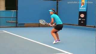 Li Na  Forehands in Slow Motion HD [upl. by Leahpar]