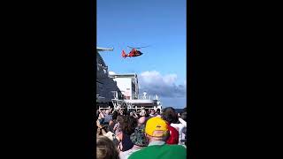 Dramatic rescue at sea  Discovery Princess [upl. by Ayanej]