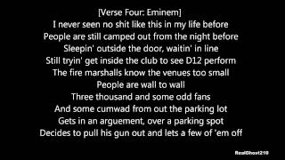 D12  One Shot 2 Shot with lyrics [upl. by Kajdan]