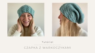 TUTORIAL  jak zrobić czapkę z warkoczykami cz1 [upl. by Orose211]