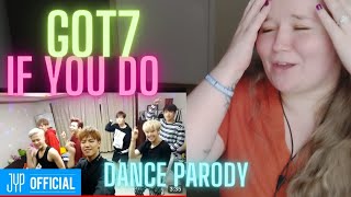 FIRST Reaction to GOT7  IF YOU DO DANCE PARODY 🤣💚 [upl. by Amer692]