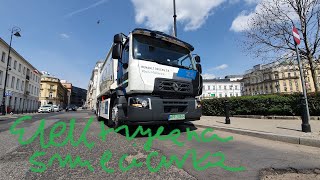 Renault Trucks D Wide ZE – elektryczna śmieciarka [upl. by Llerryt]