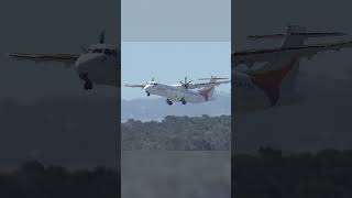 Aerlink ATR 72500 Takeoff At Brisbane Airport [upl. by Adnaval]