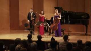 Trio Gaspard  J Haydn Klaviertrio CDur  Piano Trio in C major Hob XV27 [upl. by Ahseined405]