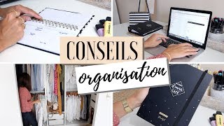 Mes conseils pour être organisé au quotidien [upl. by Peggi968]