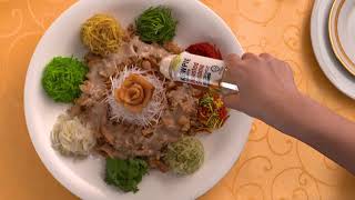 Kewpie Prosperity Yee Sang [upl. by Mossberg]