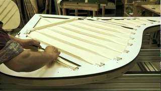 Manufacturing of Bechstein Pianos 312  The soundboard [upl. by Moraj]