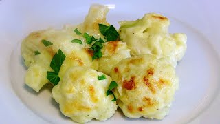 Blumenkohl überbacken mit BechamelsoßeBlumenkohl mit weißer Soße und mit Käse überbackenBlumenkohl [upl. by Ariaet]