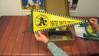 Topps 1974 Oakland Athletics Archives Collection Box  Series 1 [upl. by Lorelle888]