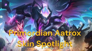 Primordian Aatrox Skin Spotlight  League of Legends [upl. by Onid]