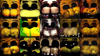 50 Golden Freddy Jumpscares [upl. by Artimid]