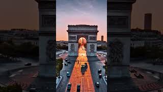 The Iconic Arc de Triomphe in Paris  A MustSee Landmark in France paris france arcdetriomphe [upl. by Rizas]