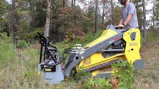 Baumalight MS530M mini skid steer mulcher Baumalight [upl. by Nitsraek]