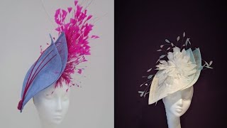 DIY Two layered Sinamay Fascinator headpiece [upl. by Oribelle362]