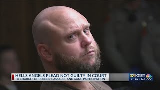 Hells Angels plead not guilty in court [upl. by Baird272]