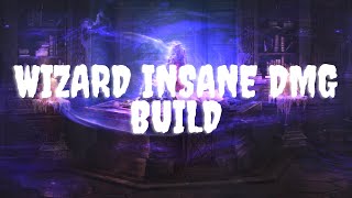 Wizard INSANE DMG Build Diablo Immortal [upl. by Enirahtak]