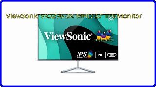 REVIEW 2024 ViewSonic VX32762KMHD 32quot IPS Monitor ESSENTIAL details [upl. by Qahsi]