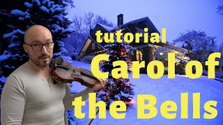 TUTORIAL  CAROL OF THE BELLS Lindsey Stirling  Benchfiddler [upl. by Bonner724]