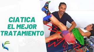 CIATICA TRATAMIENTO definitivo MASAJE👐 DIATERMIA⚡ NEURODINAMIA  Fisiolution [upl. by Ehling]