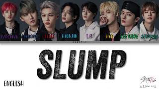 Stray Kids 스트레이 키즈  SLUMP English Version Color Coded Lyrics  MonctL [upl. by Neivad]