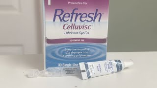 Comparison between Refresh Celluvisc and Refresh PM Ointments [upl. by Adlaremse928]