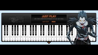 Alumina  Death Note HARD  Virtual Piano Sheets [upl. by Gilroy]