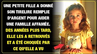 Une fillette donne sa tirelire pour aider une famille et des années plus tard elle est choquée [upl. by Lertnek]