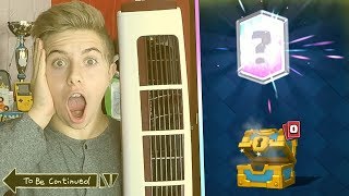 PACK OPENING LA TECHNIQUE DU VENTILATEUR PACK UNE LÉGENDAIRE COFFRE OR ÇA TOURNE MAL CLASH ROYALE [upl. by Leamse]