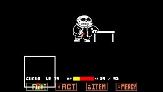 Genocide Underpants Sans Battle COMPLETED [upl. by Ronoc]