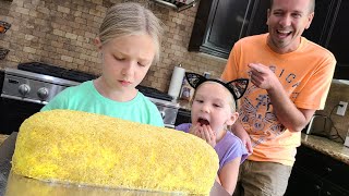 Pranking Trinity With the Worlds Biggest Twinkie Birthday Cake Ends in Tears [upl. by Estes]