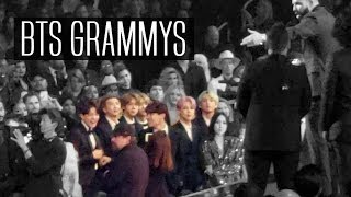 BTS REACTIONS AT GRAMMYS 2019  Jungkook crying amp boys dancing  VLOGFANCAM [upl. by Gilbertine]