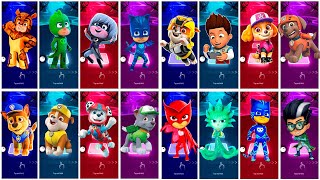 PJ Masks vs Paw Patrol vs NINJALINOS vs Ryder  Tiles Hop EDM Rush [upl. by Hamachi27]