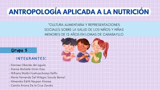 ANTROPOLOGÍA APLICADA A LA NUTRICIÓN [upl. by Elrod]