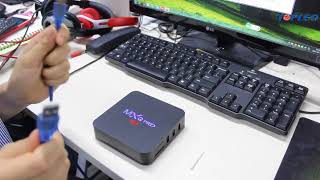 How to upgrade firmware android tv box MXQ pro [upl. by Yrdnal798]