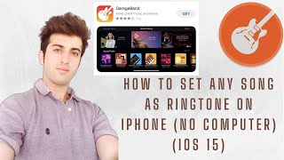 How to Set ANY Song as RINGTONE on iPhone No Computer  iOS 16 [upl. by Neeroc]