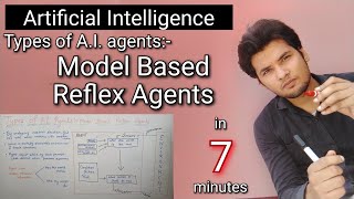 Model Based Reflex Agents in Artificial Intelligence Hindi Architectureexampletypes of AI agents [upl. by Akemat471]