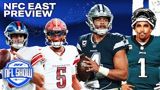 2024 NFL SEASON PREVIEW amp PREDICTIONS NFC EAST  PFF NFL Show [upl. by Marlena]