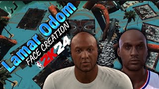 BEST Lamar Odom Face Creation  NBA 2K24 Next Gen  Face Scan [upl. by Anhpad]