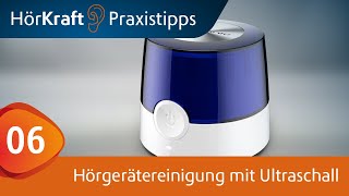 Wie reinige ich HörgeräteOtoplastiken im USonic Ultraschallbad von Flowmed [upl. by Alena]