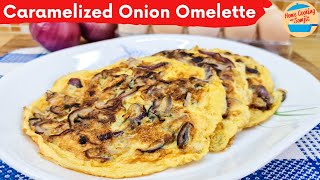 Caramelised Onion Omelette [upl. by Brice]