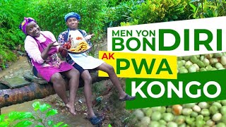 Haitian foodMen koman mwen prepare yon bon Diri ak pwa kongo an ayiti [upl. by Belford]