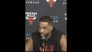 Tristan Thompson says the Bulls HAVENT forgot what Grayson Allen did to Caruso👀 shorts [upl. by Kersten]