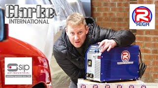 Mig Welder Rtech MIG180 Unboxing and Test [upl. by Ittap]