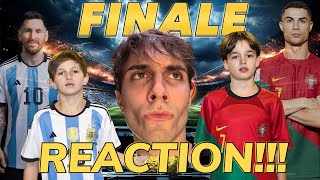 BLUR REACTION  IL PALLONE DORO DEI BAMBINILA FINALE⚽️🏆🇦🇷vs🇵🇹 [upl. by Entruoc251]