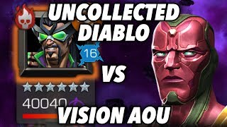 Vision AOU vs Uncollected Diablo  Marvel Contest of Champions [upl. by Debi]