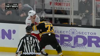 Tony DeAngelo vs Charlie McAvoy Feb 10 2022 [upl. by Akiner804]